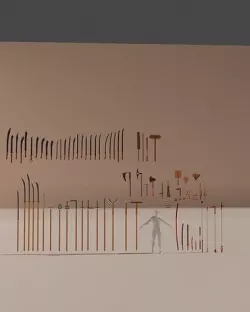 Japanese and Chinese Weapon Pack 3D model