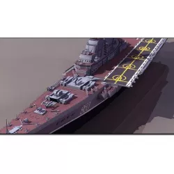 Kiev Russian Aircraft Carrier Studio Max 3D model