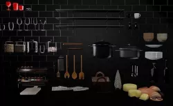 Kitchen Asset Pack 3D model