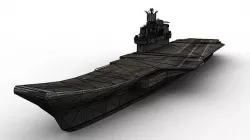 Kuznestov Russian Carrier Low-poly 3D model