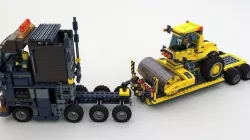 Lego Truck and Dozer with two drivers 3D model