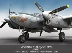 Lockheed P-38 Lightning - Hazel 3D model