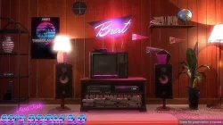 Low-Poly 80s Room 2 Low-poly 3D model