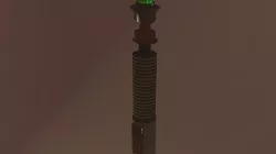 Luke skywalker lightsaber 3D model