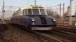 Luxtorpeda Austro-Daimler-Puch vintage bullet train 3D model