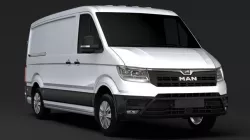 MAN TGE Van L2H1 2018 3D model
