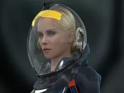  Meredith Vickers Prometheus Low-poly 3D model