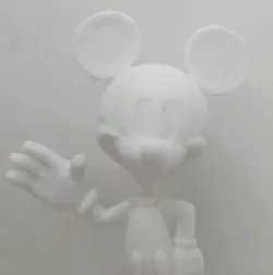 Mickey Mouse Bobble Head - with 3d printed spring