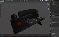 microphone 3D model