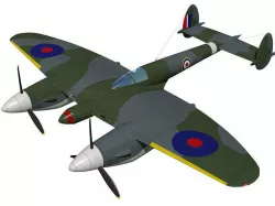 Miles M22 3D model