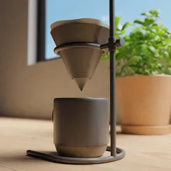 Mini Coffee Maker  Low-poly 3D model