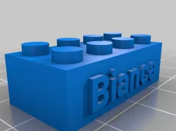 My Customized LEGO B brick
