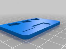 Nano SIM card adapter by vermotr, Download free STL model