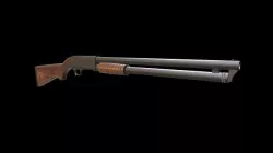 New Ithaca 37 Home Defense  Shotgun Low-poly 3D model