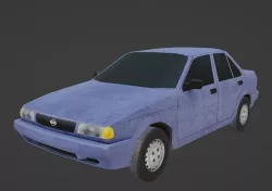 Nissan Sentra B13 Low-poly 3D model