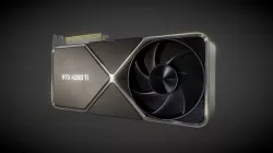 NVIDIA GeForce RTX 4090 Ti GPU 3D model