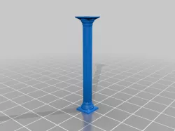oo scale pillar / column 45mm tall