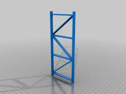 Pallet Rack Scale 1:14 / Palettenregal Maßstab 1:14