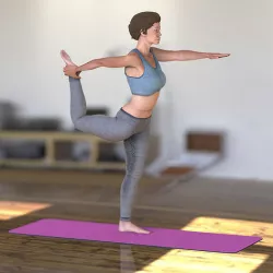 PILATES POSE 1 3D model