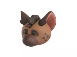 Prop171 Hyena Head 3D model