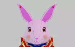 Rabbit God of Fortune 3D model