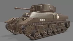 Ram II Tank 3D model