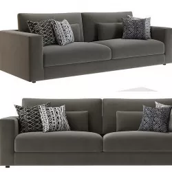 RH  Lugano sofa 3D model