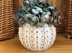 Rib Knit Round Bowl