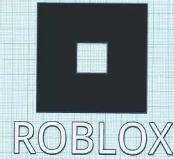 Roblox logo 3D model
