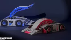 Robot Wars Tombstone GameReady Asset Low-poly 3D model