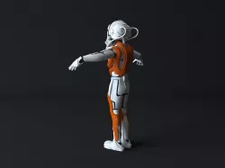 robotic exoskeleton 3D model