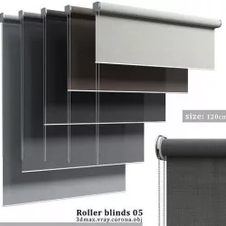 Roller blinds 05 3D model