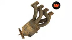 Rusty Exhaust Manifold Raw Scanned 3D model