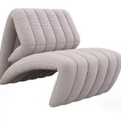 Sede DS 266 armchair 3d model Low-poly 3D model