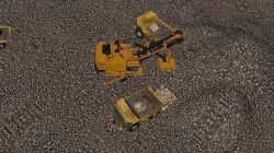 Shovel cat 7495 FH camion minero Mining truck  mineria 3D model