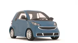 Smart car 3D model