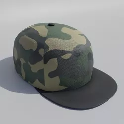Snapback Cap 3D model