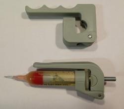 Luer-lock syringe cap for flux, solder paste, etc by danandrei96, Download  free STL model