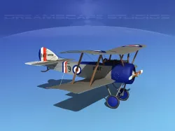 Sopwith Pup Fighter 3D model