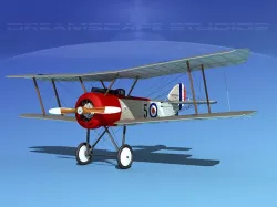 Sopwith Pup Fighter 3D model