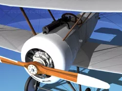 Sopwith Pup Fighter Unmarked 3D model