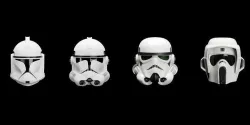 Star Wars Trooper Helmets 3D model
