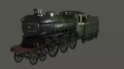 Steam Train 3D model