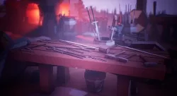Stylized Medieval Forge  53 Assets Low-poly 3D model
