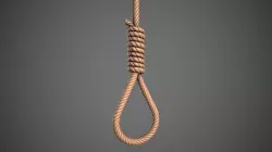 Suicide Execution Rope Low-poly 3D model