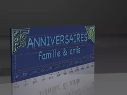 Tableau anniversaires