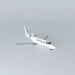 Template - Israeli Aircraft Industries 1125 Astra 3D model