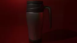 Thermos  Low-poly 3D model