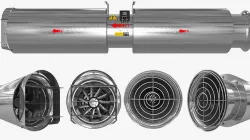 Thrust Jet Fan Low-poly 3D model