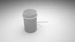 Toothpicks With Toothpick Case 3D model